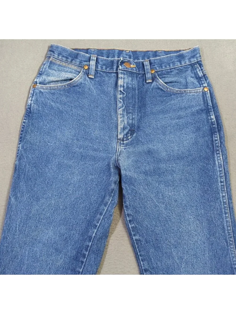 Wrangler Jeans Men's 32x32 Fits 30x30 Blue 936DEN Cowboy Cut Slim Fit Western